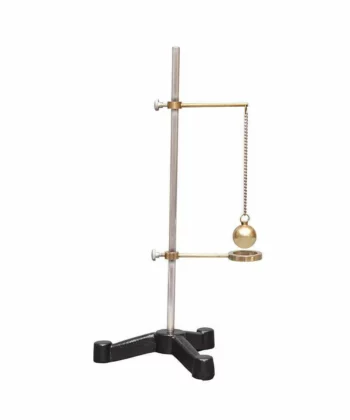 PHY-HEAT-28.3 Ring and Ball with chain mounted on separate stand