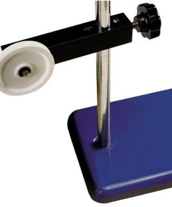 PHY-MECH-17 PLASTIC PULLEY (MOUNTED ON ROD)