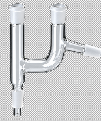 LGW-178 CLAISEN HEAD Slopping with 2 x B 14 socket.
