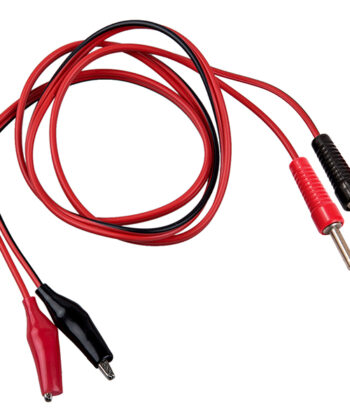CL-01 PVC FLEXIBLE LEAD WITH BANANA PLUG, 900MM, BLACK