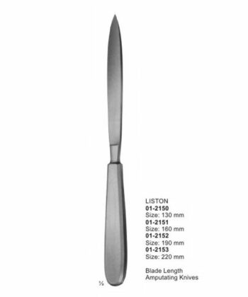 HSI-985 LISTON AMPUTATING CARTILAGE AUTOPSY KNIFE