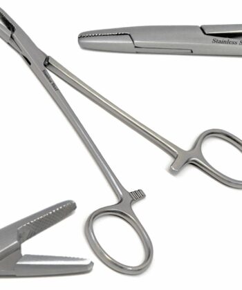 HSI-382 SHAMPIONIERE SUTURE FORCEPS FOR APPROXIMATING  STRAIGHT