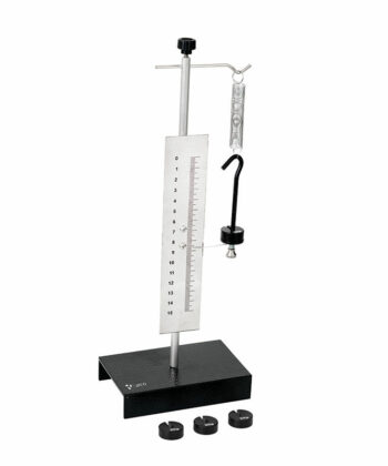PHY-ELA-11 HOOKE'S LAW APPARATUS,SS SCALE