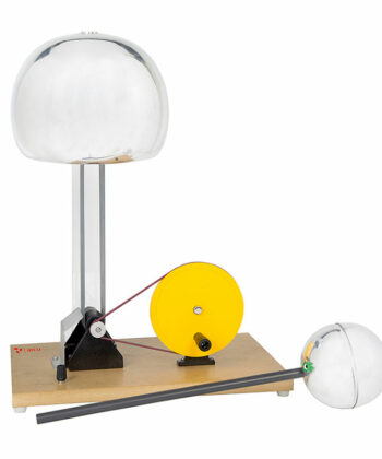 PHY-ELEC-02 VAN DE GRAAFF GENERATOR, HAND DRIVEN