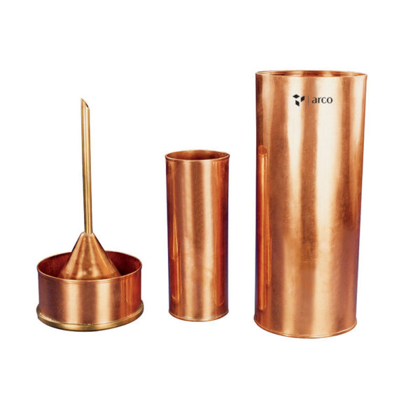 PHY-MESS-45 RAIN GAUGE COPPER BRITISH PATTERN PHY-MESS-45 RAIN GAUGE COPPER BRITISH PATTERN