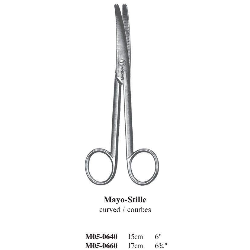HSI-139 MAYO STILLE DISSECTING SCISSORS CURVED HSI-139 MAYO STILLE DISSECTING SCISSORS CURVED