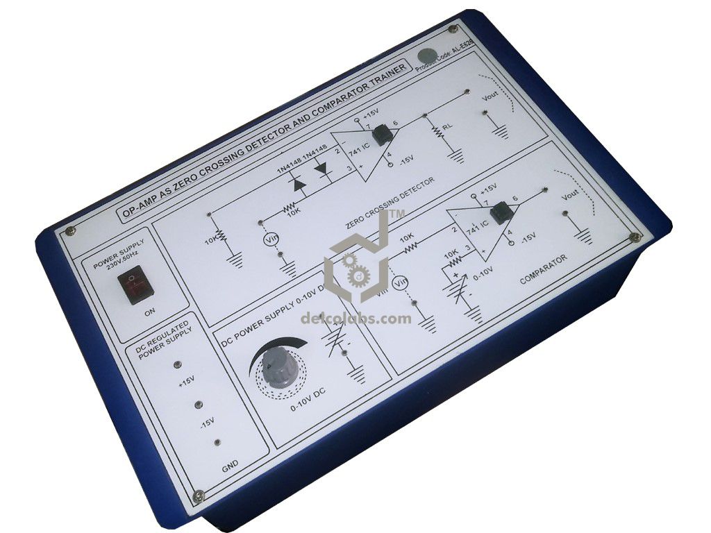 POA-E626 OP-AMP AS ZERO CROSSING DETECTOR AND COMPARATOR TRAINER POA-E626 OP-AMP AS ZERO CROSSING DETECTOR AND COMPARATOR TRAINER