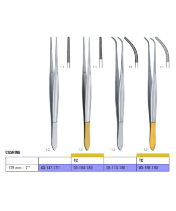 HSI-204 CUSHING DRESSING FORCEPS