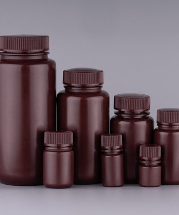 LPW-9 REAGENT BOTTLE (WIDE MOUTH-AMBER) PLASTIC
