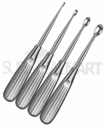 HSI-818 SPRATT BRUN MASTOID CURETTES