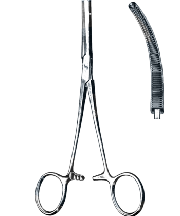 HSI-1063 ROCHESTER-OCHSNER HYSTERECTOMY FORCEPS CURVED