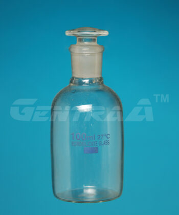 LGW-377 REAGENT BOTTLES Wide Mouth, with interchangeable hollow Stopper.