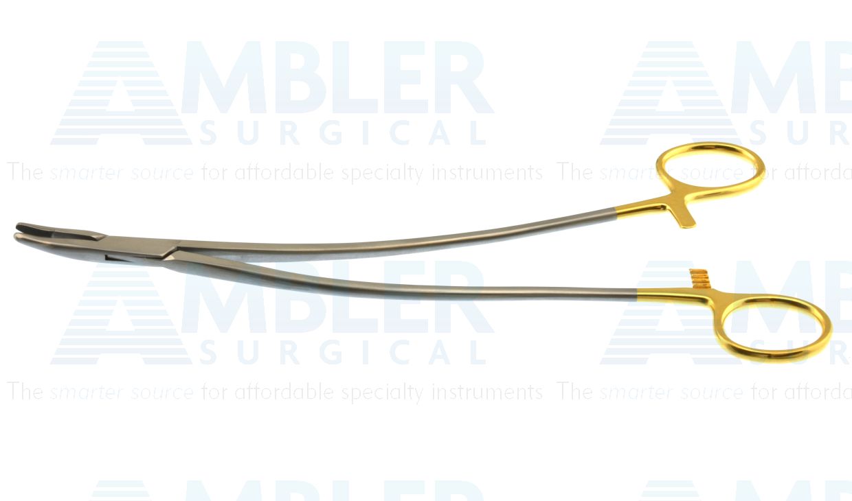 HSI-351 STRATTE NEEDLE HOLDER CURVED JAWS DELICATE FOR HARD TO REACH DEEP AREAS HSI-351 STRATTE NEEDLE HOLDER CURVED JAWS DELICATE FOR HARD TO REACH DEEP AREAS