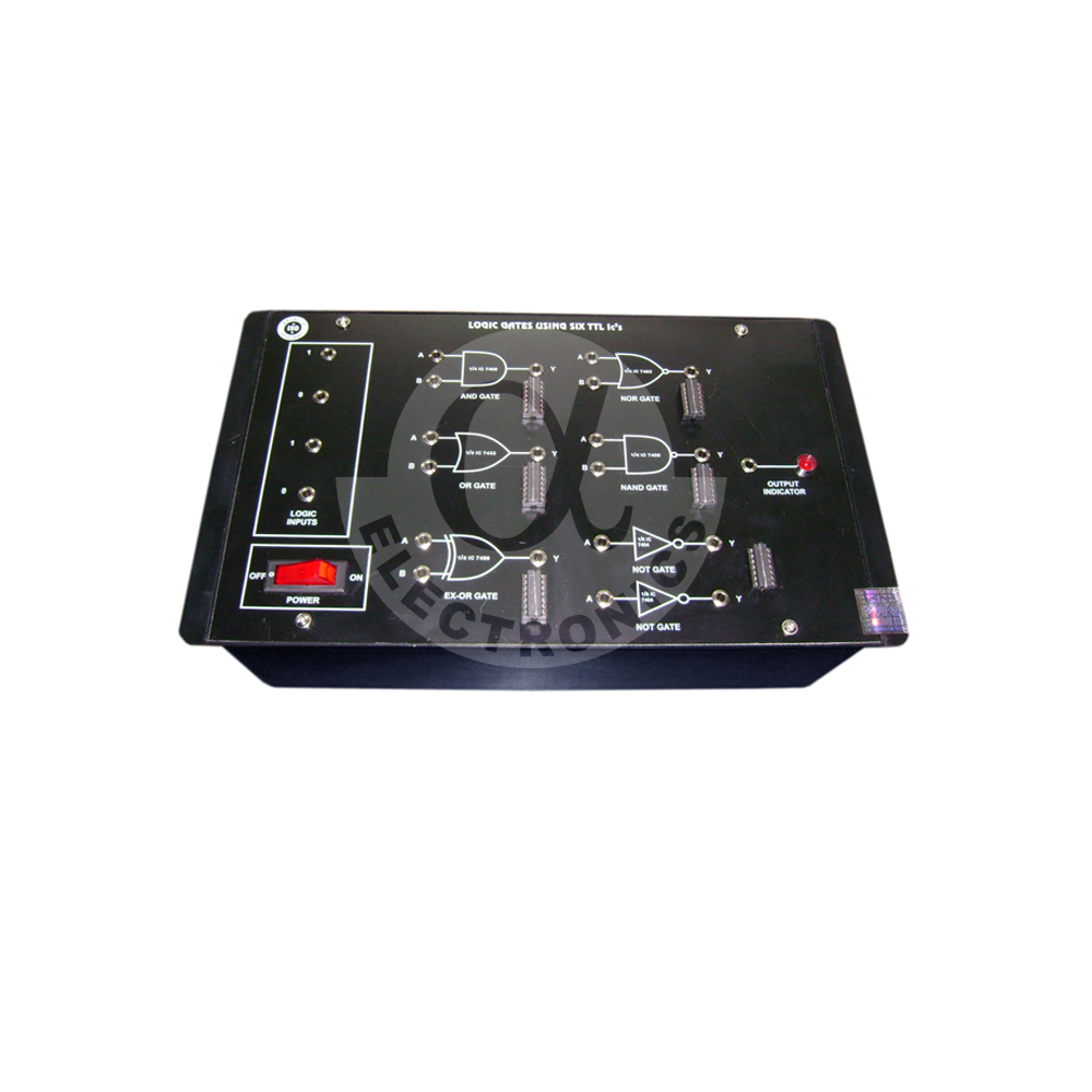 PDE-E007 LOGIC GATE TRAINER USING TTL IC PDE-E007 LOGIC GATE TRAINER USING TTL IC