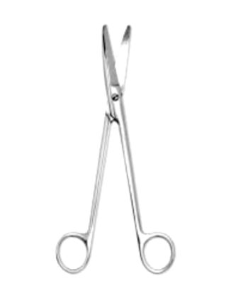 HSI-1078 SIMS UTERINE SCISSORS CURVED