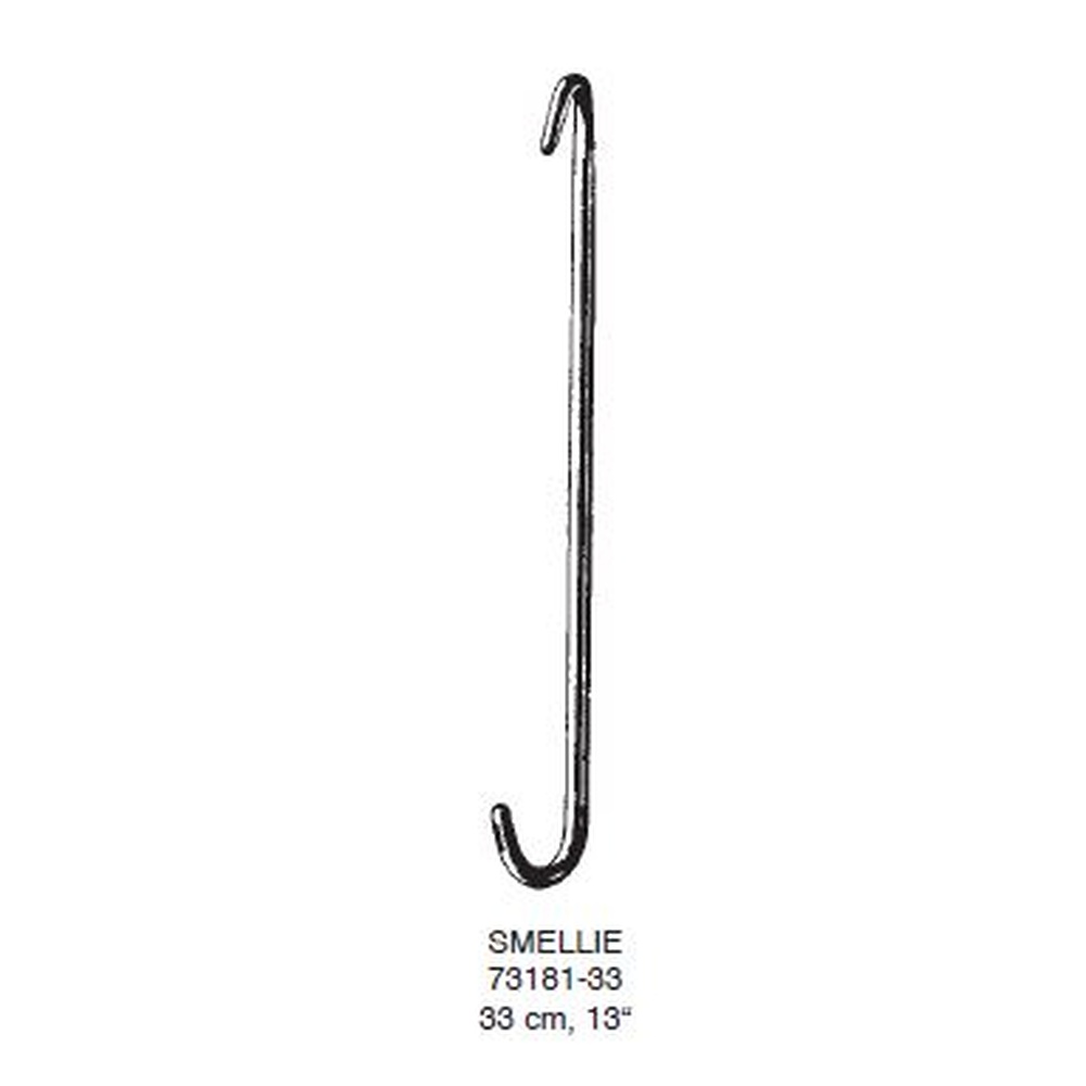 HSI-1097 SMELLIE OBSTETRICAL HOOK AND CROCHET HSI-1097 SMELLIE OBSTETRICAL HOOK AND CROCHET