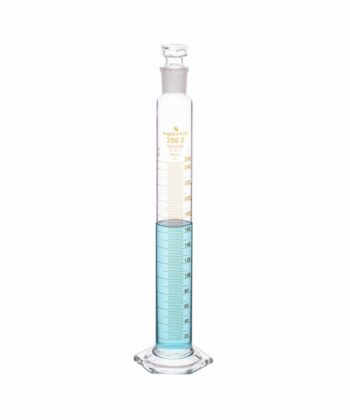 LGW-53 MEASURING CYLINDERS with interchangeable stopper, Class ‘A’, Hexagonal Base