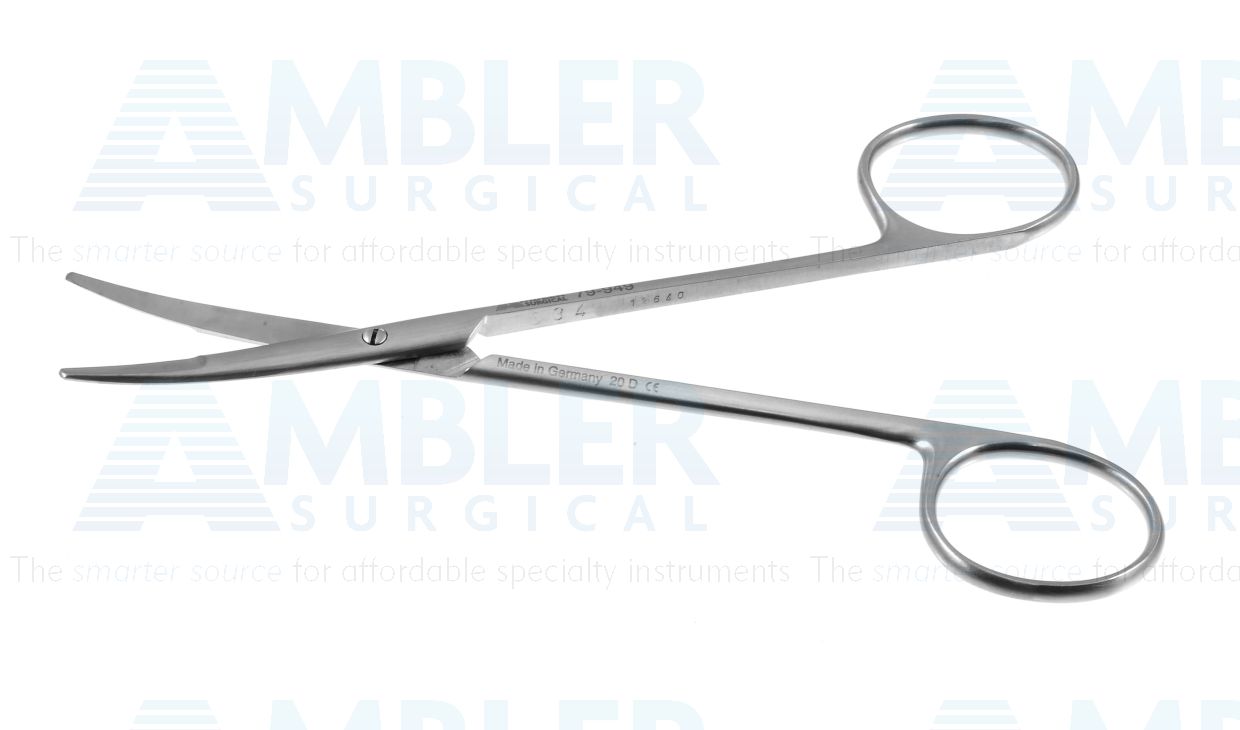 HSI-1195 DISSECTING SCISSORS SLIGHLTY CURVED WITH FLATTENED TIPS HSI-1195 DISSECTING SCISSORS SLIGHLTY CURVED WITH FLATTENED TIPS