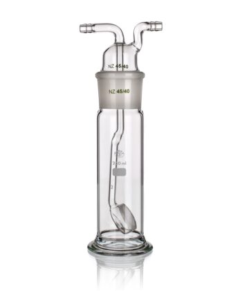 LGW-441 GAS WASHING BOTTLES with sintered disc, Interchangeable joints