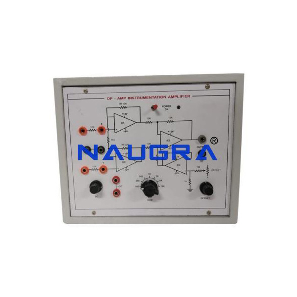 POA-E276 OP-AMP AS INSTRUMENTATION AMPLIFIER TRAINER POA-E276 OP-AMP AS INSTRUMENTATION AMPLIFIER TRAINER