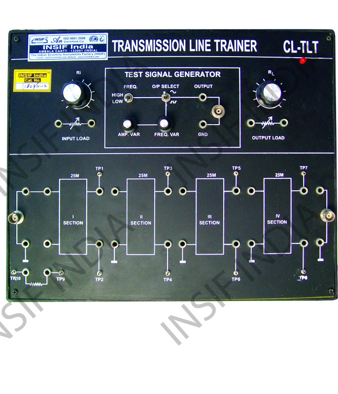 PCT-E065 TRANSMISSION LINE TRAINER (4MHz FREQUENCY GENERATOR) PCT-E065 TRANSMISSION LINE TRAINER (4MHz FREQUENCY GENERATOR)