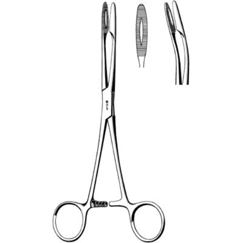 HSI-1026 MAIER UTERINE DRESSING FORCEPS CURVED HSI-1026 MAIER UTERINE DRESSING FORCEPS CURVED