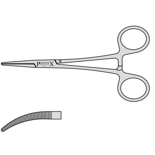 HSI-270 CUSHING ARTERY FORCEPS WITH BOX JOINT CURVED HSI-270 CUSHING ARTERY FORCEPS WITH BOX JOINT CURVED