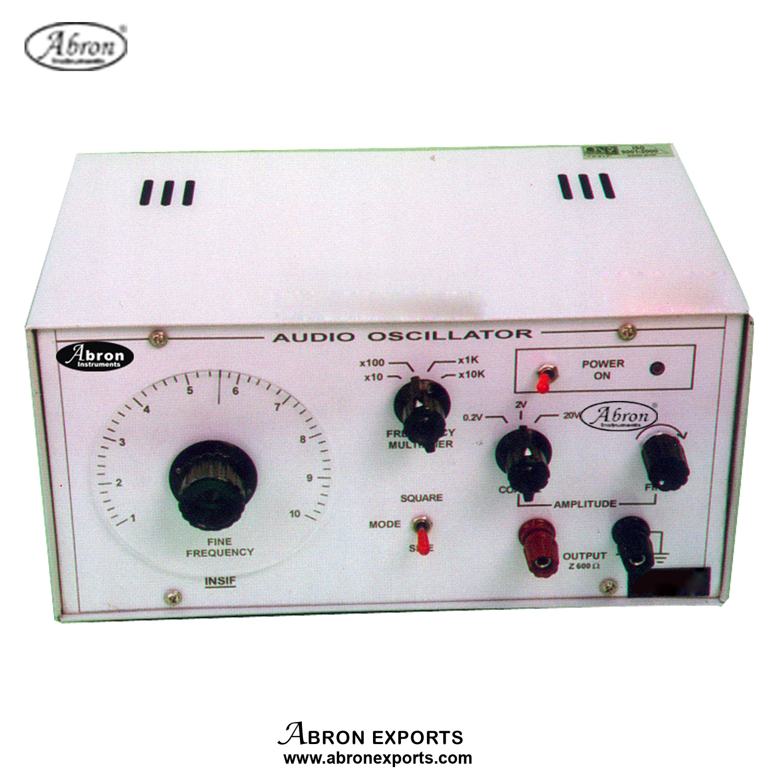 PAO-E036A RC COUPLED AMPLIFIER (MULTISTAGE) WITH SINE WAVE OSCILLATOR 0-100KHz PAO-E036A RC COUPLED AMPLIFIER (MULTISTAGE) WITH SINE WAVE OSCILLATOR 0-100KHz