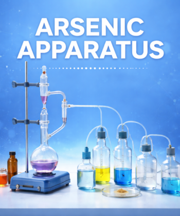 LGW-532 ARSENIC APPARATUS According to B.P. specification with Indian Glass bottle.
