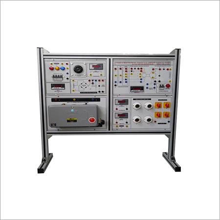 PEE-564B 3 PHASE SQUIRREL CAGE INDUCTION MOTOR COUPLED WITH DC SERIES GENERATOR TRAINER PEE-564B 3 PHASE SQUIRREL CAGE INDUCTION MOTOR COUPLED WITH DC SERIES GENERATOR TRAINER