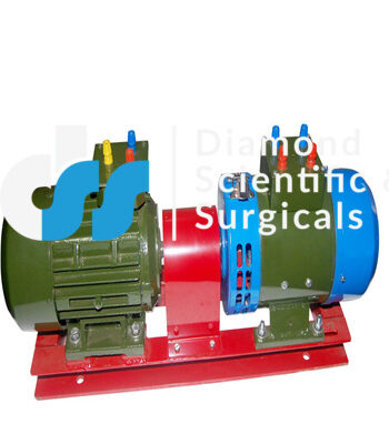 PEE-566B DC SERIES MOTOR COUPLED WITH AC SYNCHRONOUS ALTERNATOR