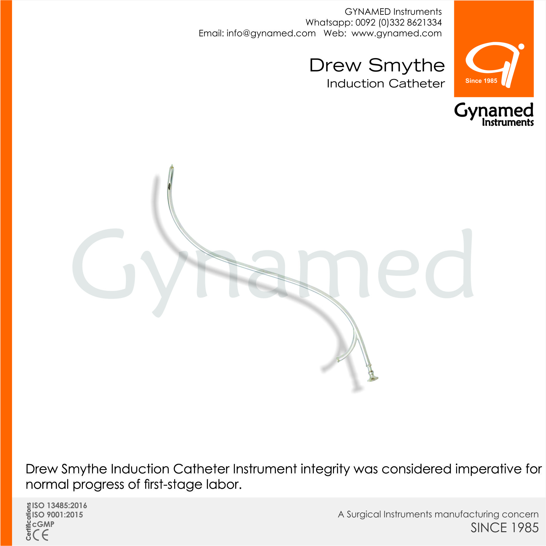 HSI-429 DREW-SMUTHE’S CATHETER ENGLISH HSI-429 DREW-SMUTHE’S CATHETER ENGLISH