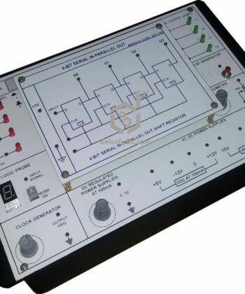 PDE-E656 4-BIT SHIFT REGISTER (SERIAL AND PARALLEL) USING D-TYPE OR JK FLIP-FLOP TRAINER