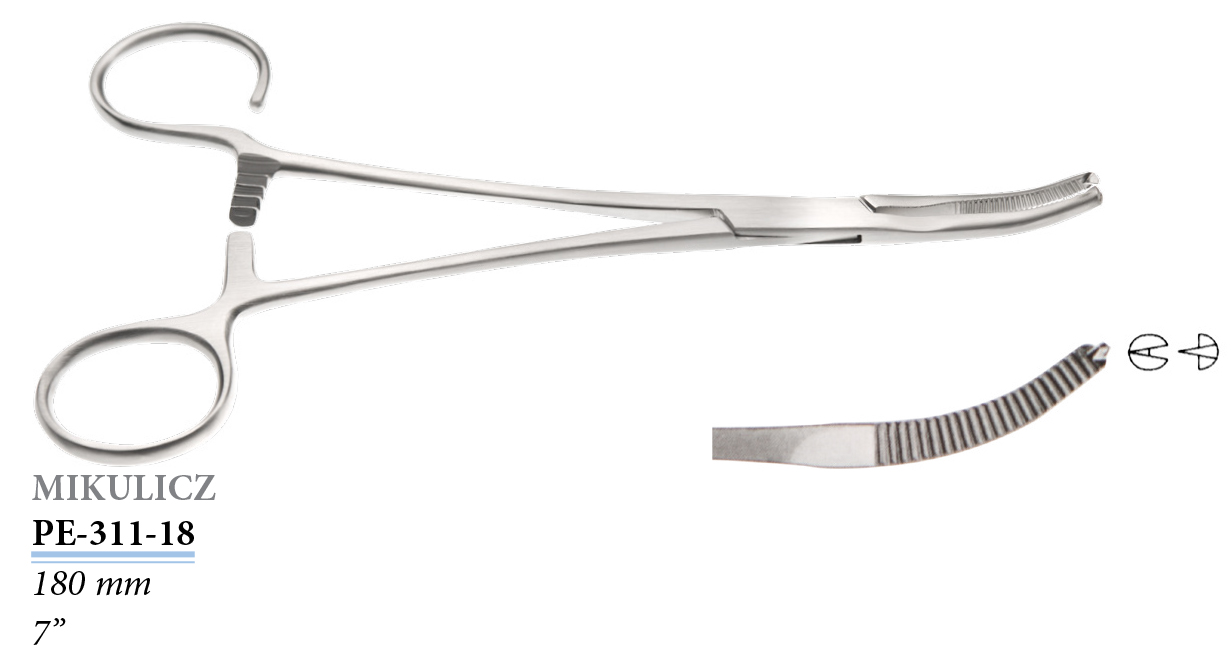 HSI-895 MIKULICZ TONSIL HEMOSTATIC FORCEPS HSI-895 MIKULICZ TONSIL HEMOSTATIC FORCEPS