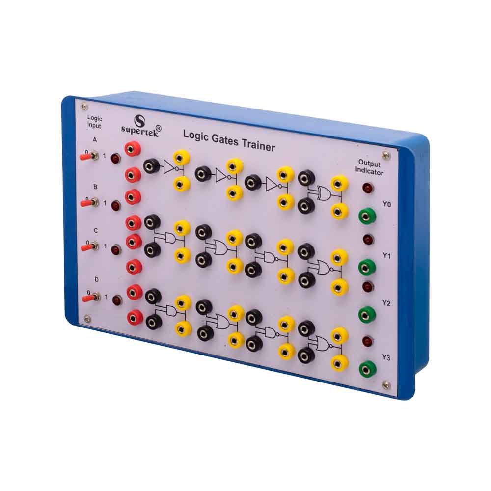 PDE-E007A LOGIC GATE TRAINER USING CMOS IC PDE-E007A LOGIC GATE TRAINER USING CMOS IC