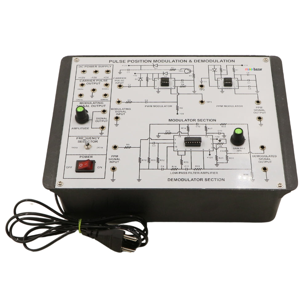 PCT-E166 PULSE POSITION MODULATION AND DEMODULATION TRAINER PCT-E166 PULSE POSITION MODULATION AND DEMODULATION TRAINER