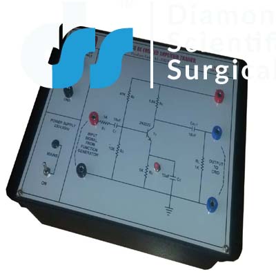 PAO-E119 RC COUPLED AMPLIFIER (SINGLE STAGE) OR COMMON EMITTER AMPLIFIER TRAINER PAO-E119 RC COUPLED AMPLIFIER (SINGLE STAGE) OR COMMON EMITTER AMPLIFIER TRAINER