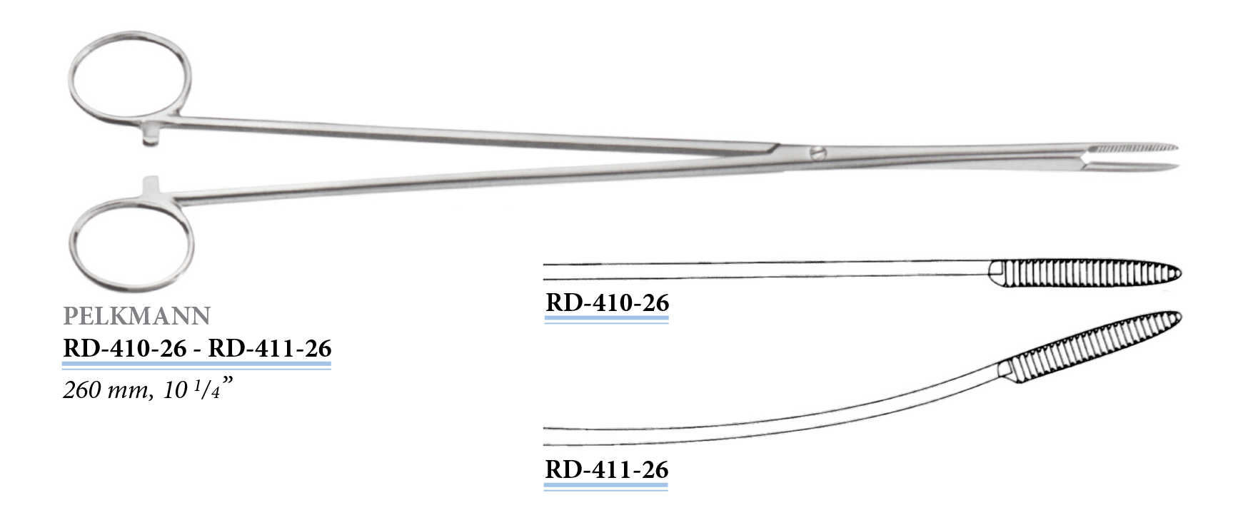 HSI-1024 PELKMAN UTERINE DRESSING FORCEPS HSI-1024 PELKMAN UTERINE DRESSING FORCEPS