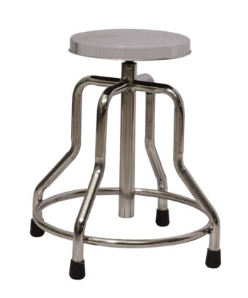 HF-224 SS REVOLVING STOOL