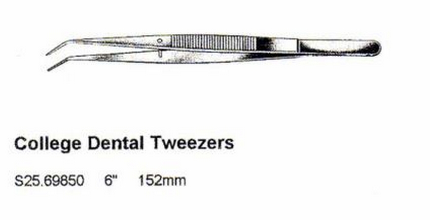 HSI-1229 COLLEGE DENTAL TWEEZERS HSI-1229 COLLEGE DENTAL TWEEZERS