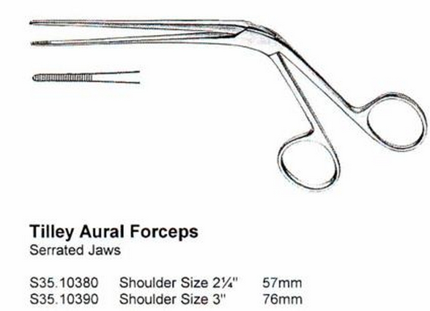 HSI-814 TILLEY ENT AURAL FORCEPS HSI-814 TILLEY ENT AURAL FORCEPS