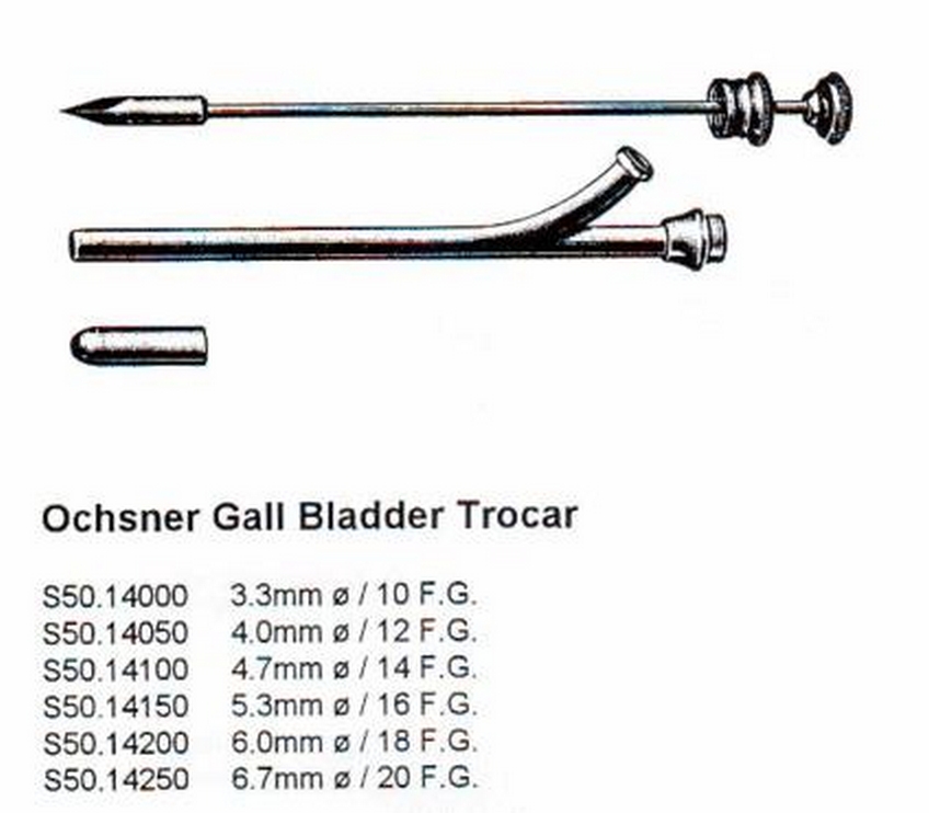 HSI-933 OCHSNER GALL BLADDER TROCAR HSI-933 OCHSNER GALL BLADDER TROCAR