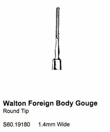 HSI-729 WALTON FOREIGN BODY GOUGE ROUND