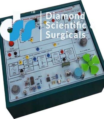 PEDE-462C SCR SINGLE PHASE HALF CONTROLLED RECTIFIER TRAINER (RC FIRING)