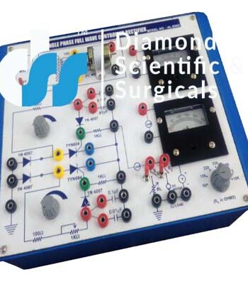 PEDE-463A SCR SINGLE PHASE FULL CONTROLLED RECTIFIER TRAINER (RAMP FIRING)