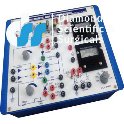 PEDE-463A SCR SINGLE PHASE FULL CONTROLLED RECTIFIER TRAINER (RAMP FIRING) PEDE-463A SCR SINGLE PHASE FULL CONTROLLED RECTIFIER TRAINER (RAMP FIRING)
