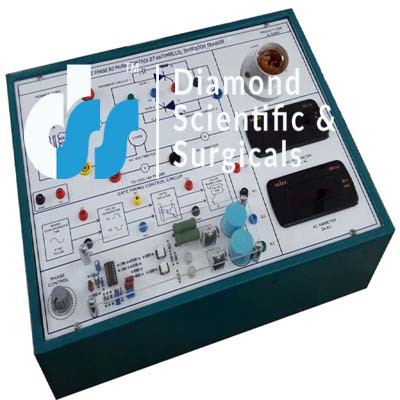 PEDE-466 SINGLE PHASE AC PHASE CONTROL USING ANTIPARALLEL THYRISTOR TRAINER PEDE-466 SINGLE PHASE AC PHASE CONTROL USING ANTIPARALLEL THYRISTOR TRAINER