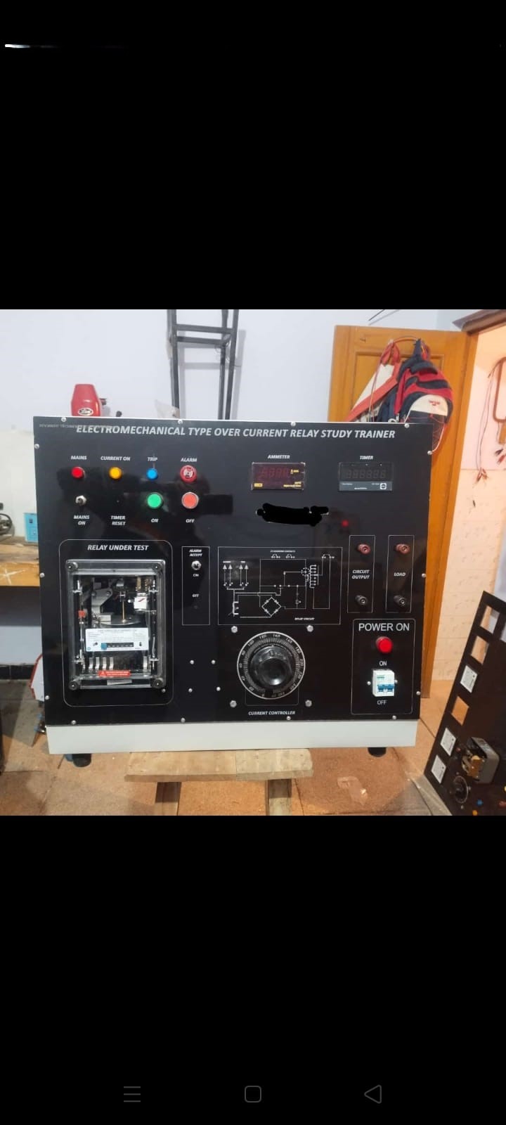 PPSP-319C OVER CURRENT RELAY TRAINER (ELECTROMECHANICAL TYPE) PPSP-319C OVER CURRENT RELAY TRAINER (ELECTROMECHANICAL TYPE)