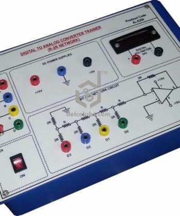 PDE-E250 DIGITAL TO ANALOG CONVERTER TRAINER USING R-2R LADDER NETWORK (4BIT)