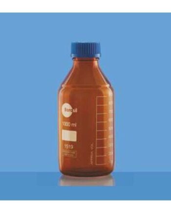 LGW-378 REAGENT BOTTLES, Wide Mouth , with Screw Cap Pouring Ring, Graduated.
